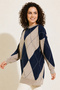 Baklava Patterned Knitwear R7179 Navy Blue