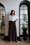 Woven Modal Belted Trousers - 2