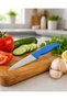 23 cm Stainless Steel Vegetable and Fruit Knife – Sharp Kitchen Knife with Ergonomic Handle - 4