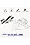 مجموعة أدوات هندسية مكونة من 8 قطع للرياضيات مع بوصلة رسم ومسطرة قياس الزوايا، مجموعة رياضية تعليمية مثالية لطلاب المدارس الثانوية والمهندسين والمعلمين لدروس الرسم والهندسة. - 5