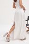 Cross-Strapped Pearl Detailed High Platform Thick Heeled Sandals 12cm - 4