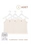 H&C Girls' 3-Piece 100% Cotton String Strap Undershirt Soft Breathable Underwear Undershirt
