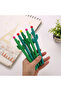 Random Color 12PCS 12pcs Cactus Shaped Ballpoint Pen Black 0.5mm Gel Ink Ballpoint Pen for School Ho - 5