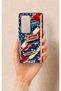Vivo V30 Compatible American Chevrolet Patterned Silicone Case