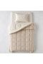 Single Double-Sided Welsoft Comforter Duvet Set Cream 155X215 cm - Dormio Soft Bloom Series - 2
