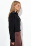 Viorna Women's Short Ribbed Zipper Cardigan - 3