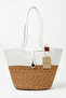 Straw Beach Bag Handmade Bohemian Summer Shoulder Bag for Women