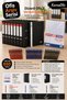 Office Black Archival Set 650 Pieces – 5 Pack of Pouch Files, 100 Ring Binders, 10 Wide Folders, and Ballpoint Pen Set - 2