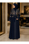 Traditional Embroidery Work and Stylish Belted Abaya for Women's
