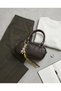 Brown Leather Look Women's Shoulder Bag (22X11X7 cm) - 3