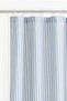 Striped shower curtain