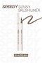 Ultra Thin and Flexible Brush Tip Pen Eyeliner Speedy Skinny Brush Liner (03 Muted Ash)