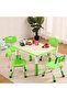 5PCS Kids Table and Chair Set - Stylish, Practical, Good Quality, Affordable, and Plastic + MDF Construction - 5
