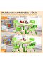 5PCS Kids Table and Chair Set - Stylish, Practical, Good Quality, Affordable, and Plastic + MDF Construction - 7
