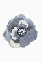 Tufted flower-shaped bath mat