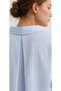 Women's Premium 100% Cotton Self-Striped Oversize Shirt Standard Size - 2