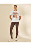 Women White Graphic T Shirt - 2