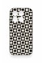 Xiaomi Mi 17 5g Compatible Flower Motif Checkered Pattern Silicone Case - 2