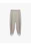 Pocketed, Pleated Detailed Balloon Fabric Trousers with Footband Detail - 5