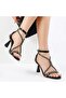 Yulia Black Leather Heeled Shoes - 4