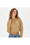 Trend Crop Women's Khaki Hoodie - 4