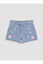 Lcw Kids Blue Girl Jean Shorts
