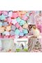 100pcs Star Ball Pit Balls for Kids - Crush Proof, BPA Free Pink Play Balls - Ideal for Toddler Ball Pits, Pools, Tents - Perfect for Party Favors, Summer Water Bath Toy - 3
