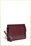 Portfolio Clutch Handbag (with Charm Gift) - Burgundy - 6