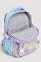 Premium Rabbit Figured Girls' School Backpack - Lilac/Ice Blue Multi-Compartment Water-Repellent School Bag - 3