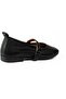 57 Leather Strap Braided Women's Ballerinas - 3