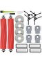 Roborock Q Revo Accessory Kit, Roborock P10 Replacement Parts, 2 Main Brushes, 4 Mop Cloths, 4 Dust Bags