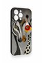 iPhone 13 Pro Max Compatible Zebra and Giraffe Patterned Silicone Case - 4