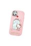Realme C25S Compatible Case Camera Protector Pink Silicone Couple Phone Case with Kitty Pattern - 3