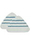 2-pack of steam mop replacement pads, triangular washable microfiber cloth pad replacement pack