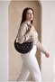 Double Studded Ring Zipper Women's Bag