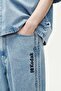 Loose wide twisted leg jeans - 5