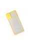Samsung Galaxy M51 Case Palm Frosted Camera Sliding Silicone - Yellow - 3