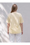 Lcw Curve Yellow Plus Size 100% Cotton Oversize Women's T-Shirt - 4