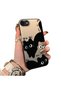 iPhone 7/8/Se 2020 2022 Compatible High Quality Fun Black Cat Printed Case, Cute Stylish Impact - 2
