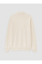 Özmarka New Season Beige Polo Collar Men's Sweatshirt - 6