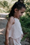 Striped Muslin Girls' Top and Bottom Set - 6