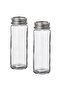 Salt Shaker / Pepper Shaker - Glass - 12 cm - 2 Pieces