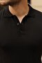 Men's Buttoned Collar Cotton Knitwear T-Shirt - 3