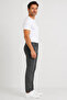 Sabri Special Sevilya Pattern Men's Five-Pocket Stretch Linen Textured Trousers Sm23Ww15002-Smoked - 2