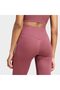 Essentials Seamless Women's Burgundy Leggings (Ia4409) - 5