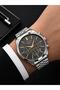 Men's Wristwatch with Steel Strap with 2 Years Warranty for Groom and Suit Vs.Blkt.1146 - 3