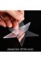 32 Pcs Star Mirror Wall Stickers 3D Acrylic Star Mirror Wall Decal Removable Stars Sticker for DIY Home Living Room Bedroom Wall Decor (Silver) - 4