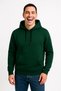 Men's three-thread hooded kangaroo pocket sweatshirt hoodie - khaki - 4