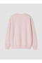 Ozmarka New Season Pink Sydney Printed Oversize Women's Thick Sweatshirt - 8