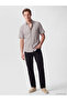 Green Standard Fit Gabardine Men's Trousers - 2